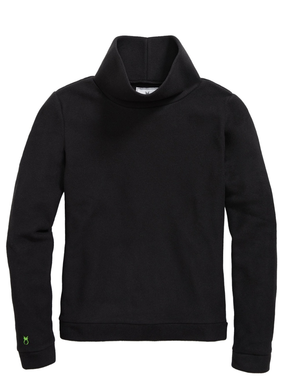 Tuckernuck | Dudley Stephens Park Slope Turtleneck Pullover Vello Fleece Black M